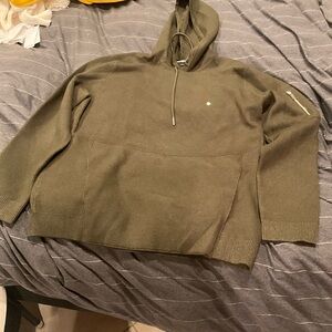 Karl Lagerfeld Khaki Men's Hoodie Sweater